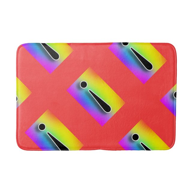 Tapis De Bain Exclamation de répétition importante (Devant)