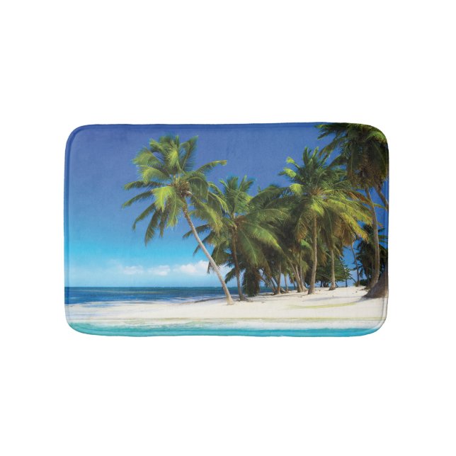 Tapis De Bain Exotic beach throw pillow (Devant)