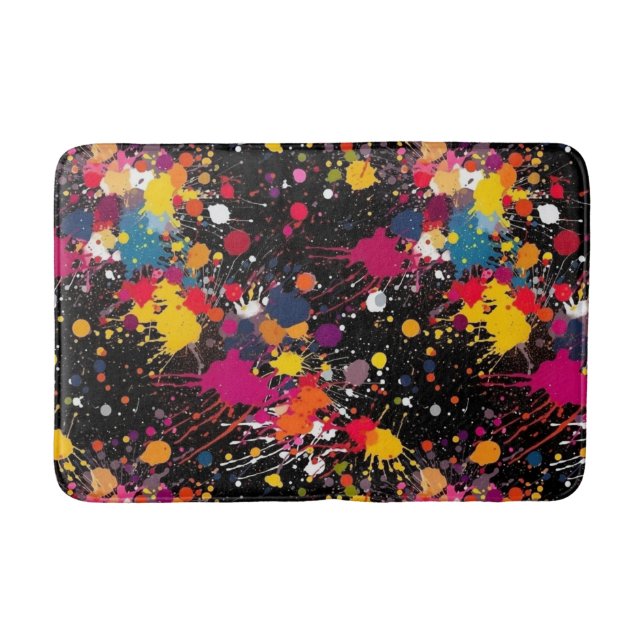 Tapis De Bain Explosion de couleur (Devant)