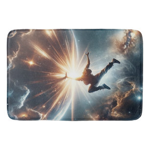 Tapis De Bain Explosion de rupture galactique dans l'espace prof