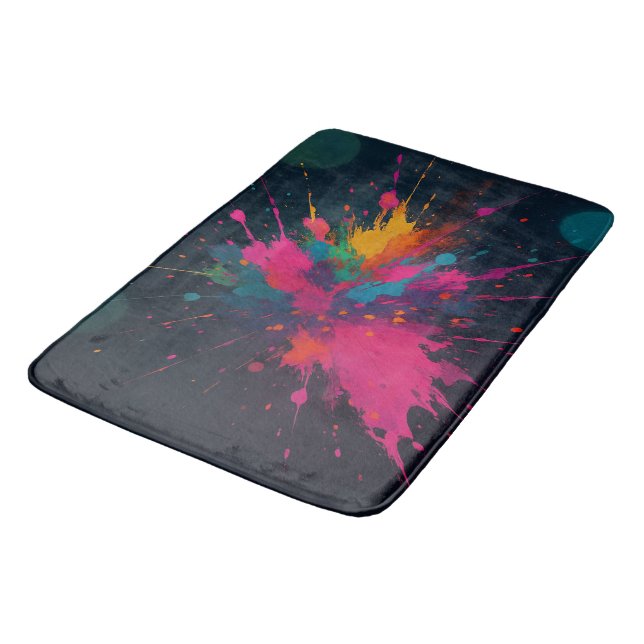 Tapis De Bain explosion des couleurs (Angle)
