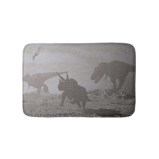 Tapis De Bain Extinction des dinosaures - 3D rendent (Devant)