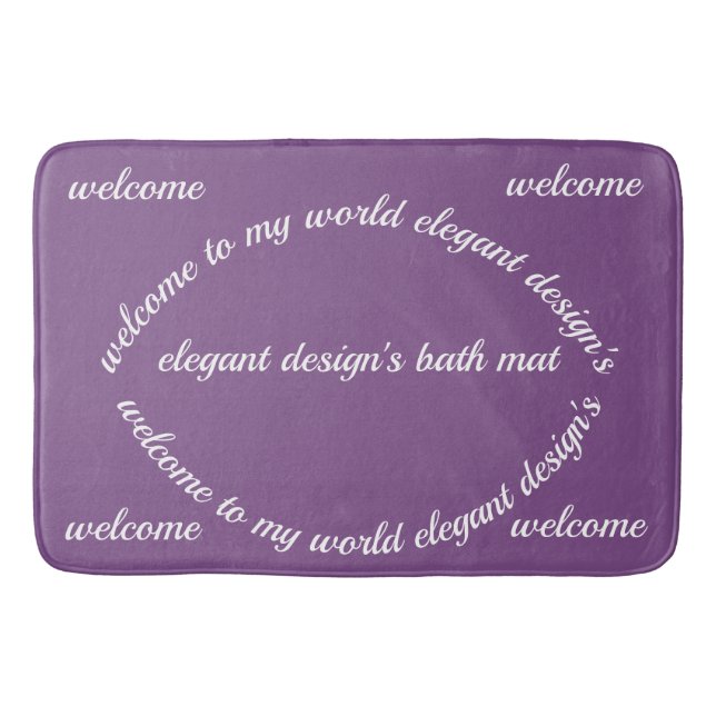 Tapis de bain fait sur commande de conception (Devant)