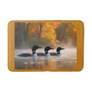 Tapis De Bain Famille de Loon en automne