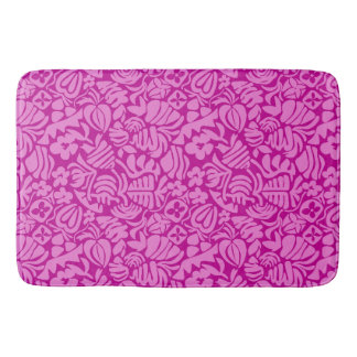 Tapis De Bain Fantaisie de fraise en rose