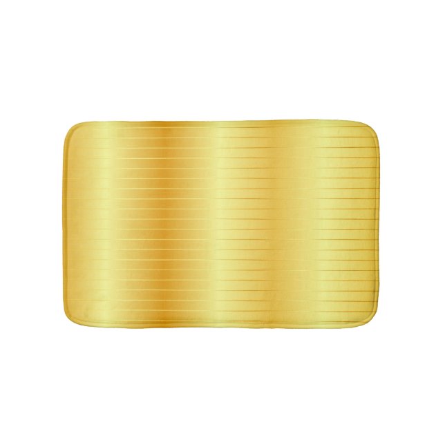 Tapis De Bain Faux Gold Personnalisé Modèle tendance (Devant)