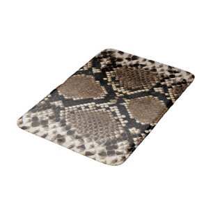 Tapis De Bain Faux Python Snake Skin Salle de bain Mat