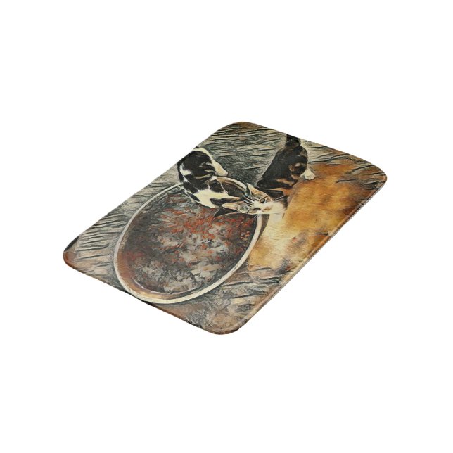 Tapis De Bain Feeding Time ! (Angle)