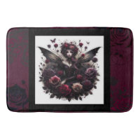 Fées de forêt gothique foncée Floral Roses Bourgog