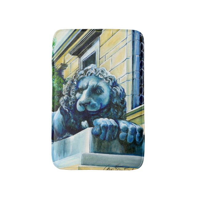 Tapis De Bain Féline stémonée (Devant (Vertical))