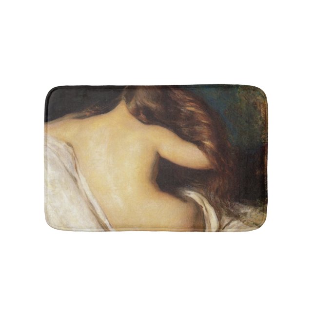 Tapis De Bain Femme qui pleure ses cheveux (par Joseph DeCamp) (Devant)