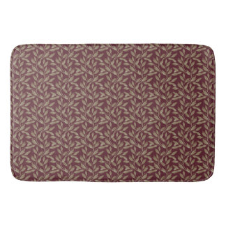 Tapis De Bain Feuille de Bourgogne et d'or