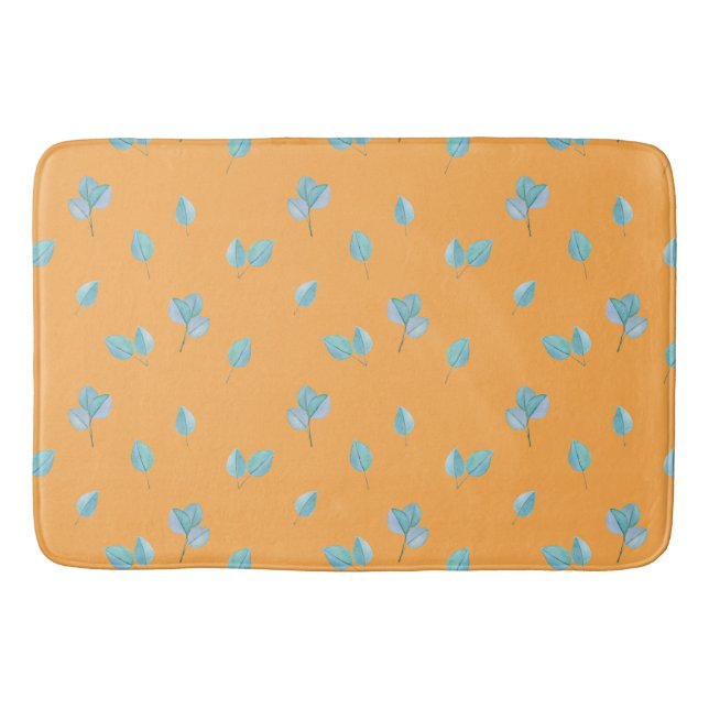 Tapis De Bain Feuilles branchés d'Eucalyptus sur Marigold (Devant)