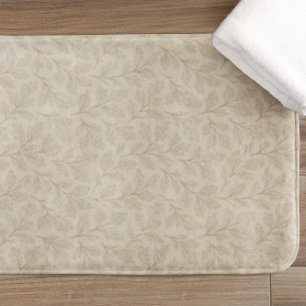 Tapis De Bain Feuilles d'automne élégantes   Ferme minimaliste B