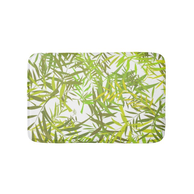 Tapis De Bain Feuilles verts (Devant)