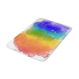 Tapis De Bain Fierté moderne de SlipperyJoe éclaboussure d'énerg