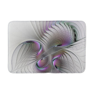 Tapis De Bain Figure de fantaisie abstraite moderne et timide, a