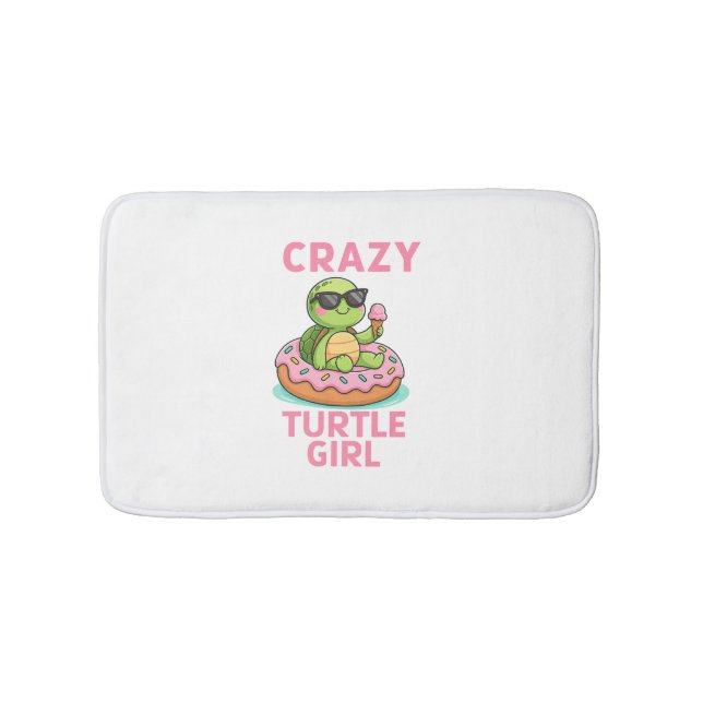 Tapis De Bain Fille de tortue (Devant)