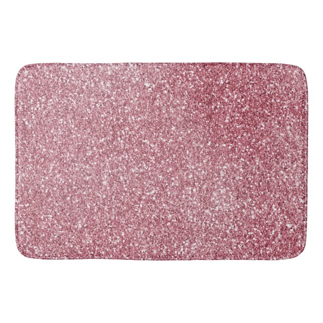 Tapis De Bain Fille rose Parties scintillant étincelante (Devant)