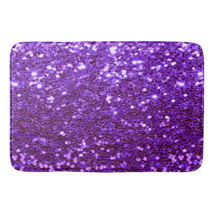 Tapis De Bain Fille Violet Parties scintillant Bling Glam modern