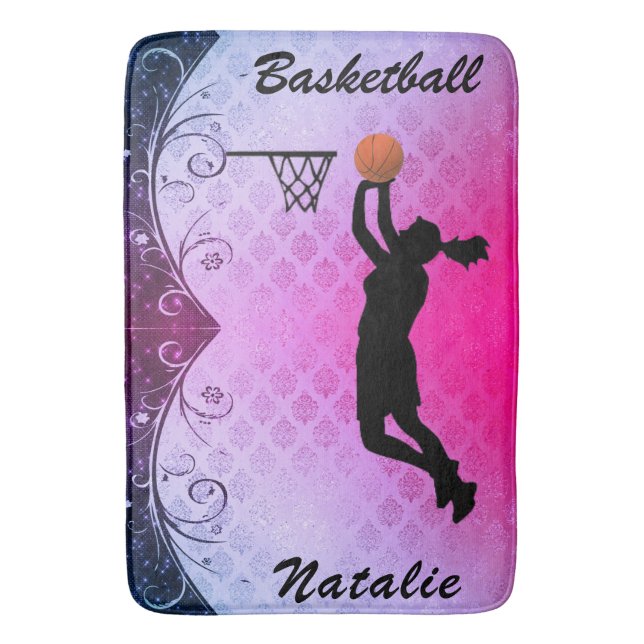 Tapis De Bain Filles Majestic Gradient Basketball (devant Vertical)