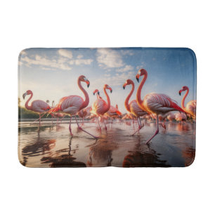 Tapis De Bain Flamants roses 