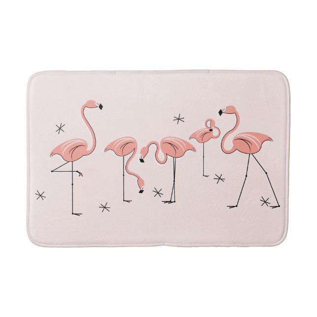 Tapis De Bain Flamants roses Pink Group (Devant)