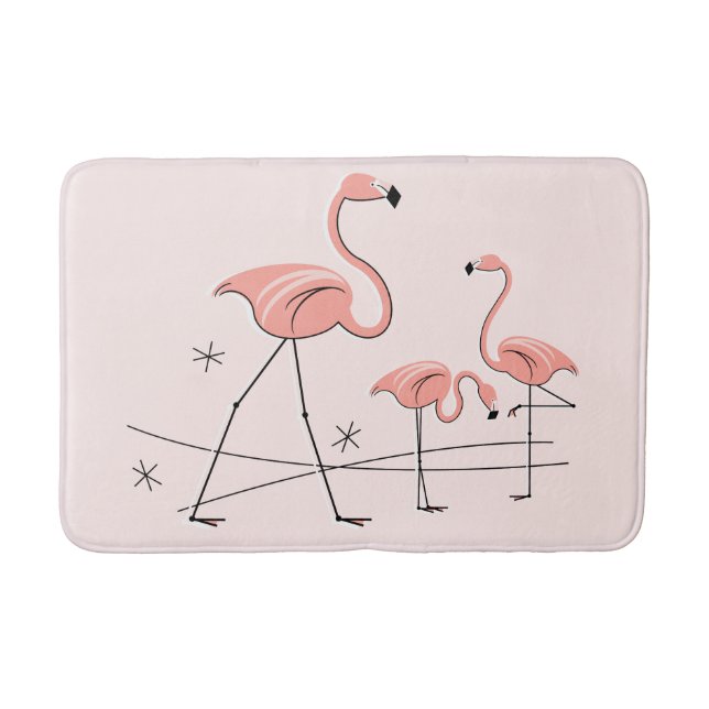 Tapis De Bain Flamants roses Pink Trio 2 bain mat (Devant)