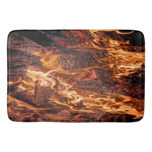Tapis De Bain Flamme orange (Devant)