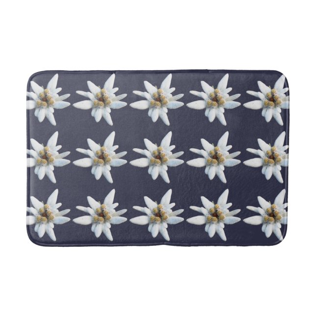 Tapis De Bain Fleur alpine d'edelweiss (Devant)