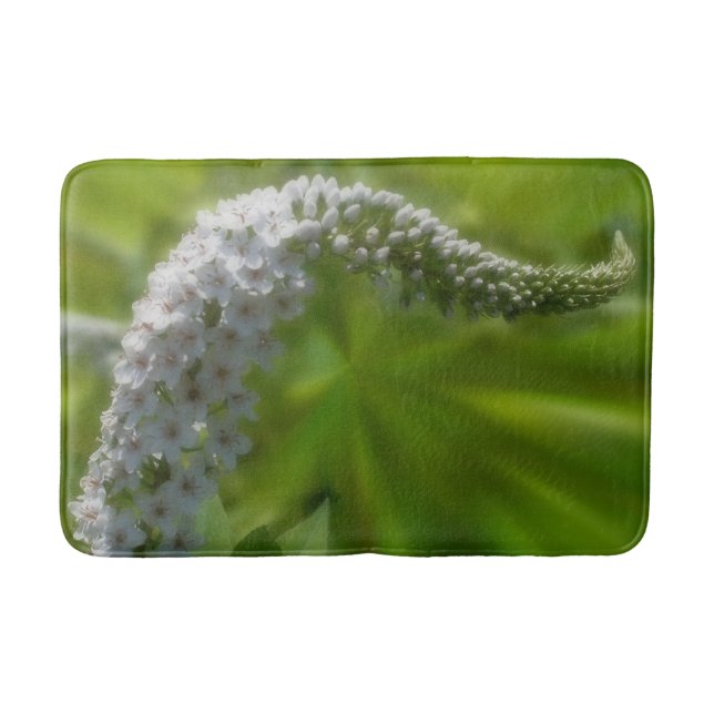 Tapis De Bain Fleur blanche de curling Dreamy (Devant)