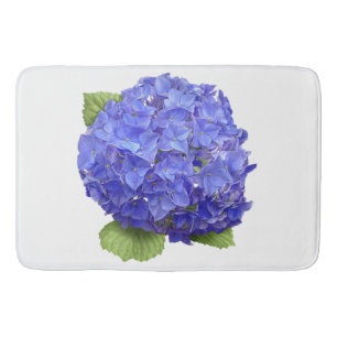 Tapis De Bain Fleur Blue Hydrangea