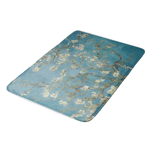 Tapis De Bain Fleur d'amandes de Vincent van Gogh (1890) (Angle)