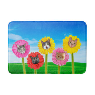 Tapis De Bain "Fleur de chat" Jardin LOL Funny Bain Mat
