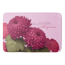 Fleur de chrysanthème magenta vintage