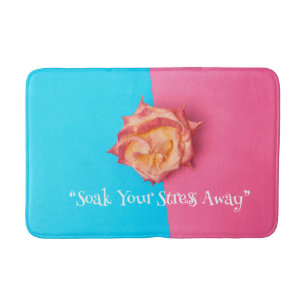 Tapis De Bain Fleur Élégance Bain Mat