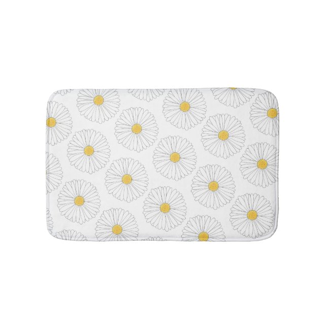 Tapis De Bain Fleur marguerite marguerite marguerite fête de jar (Devant)