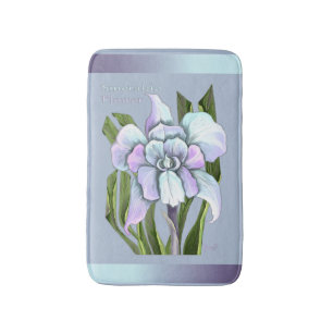 Tapis de bain fleur Smeraldo