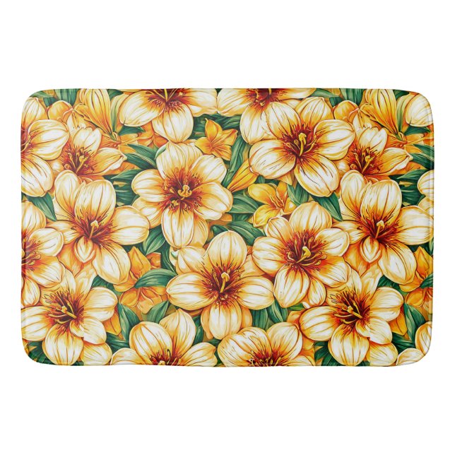 Tapis De Bain Fleurs colorées (Devant)