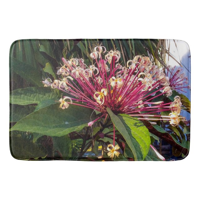 Tapis de bain Fleurs de Clerodendrum Starburst (Devant)