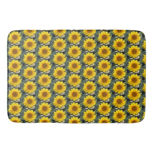 Tapis De Bain Fleurs de soleil (Devant)