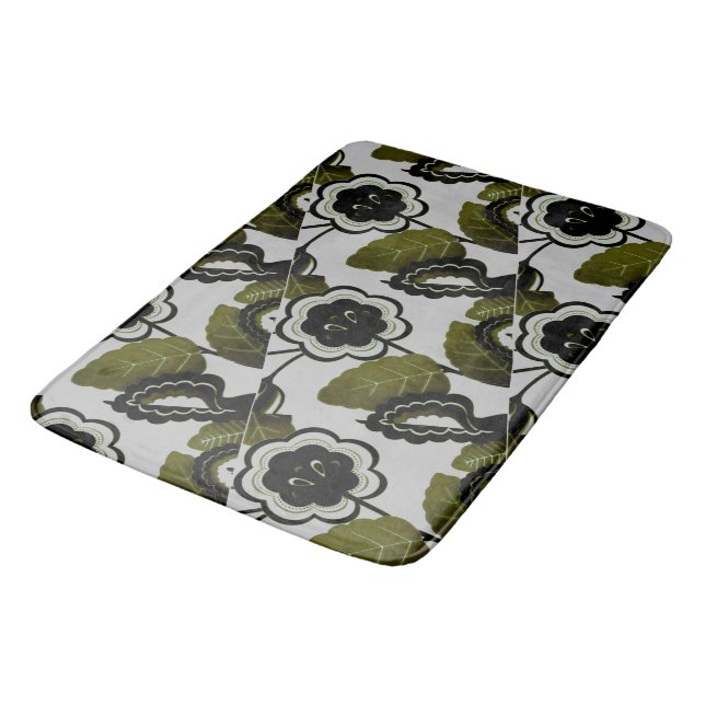 Tapis De Bain Fleurs florissantes (Angle)