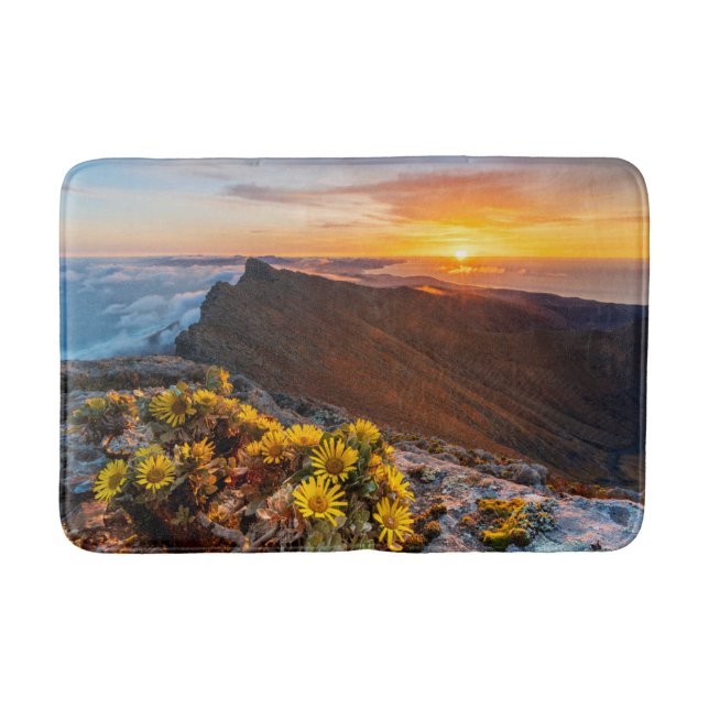 Tapis De Bain Fleurs | Îles Canaries, Espagne (Devant)