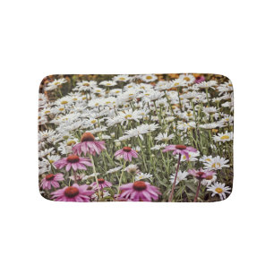 Tapis De Bain Fleurs sauvages Fleurs margueuses Fleurs de bain T