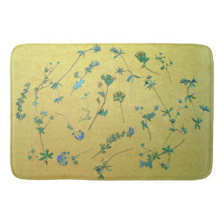 Tapis De Bain Fleurs sauvages vintages III