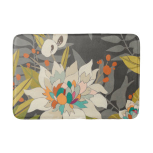 Tapis De Bain Fleurs Tropiques Twilight