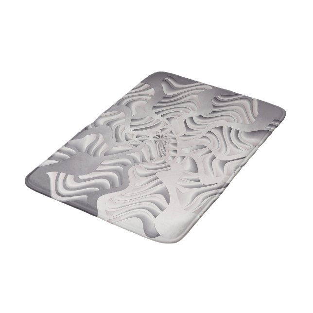 Tapis De Bain flocon d'argent (Angle)