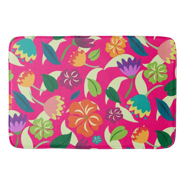 Tapis De Bain Floral (Devant)