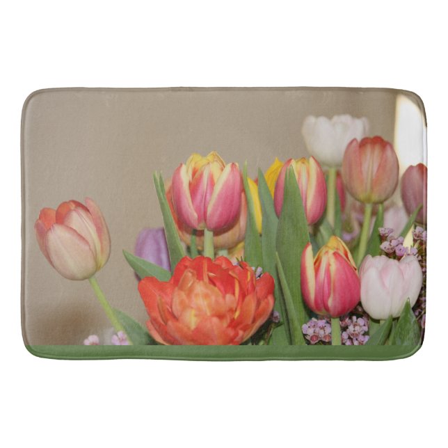 Tapis De Bain Floral coloré (Devant)