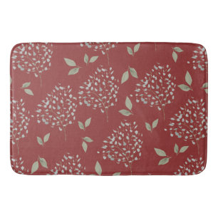 Tapis De Bain Floral Crimson et Sage
